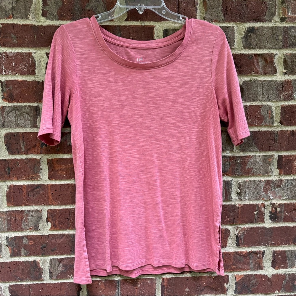 J. Jill Rose Elbow-Sleeve Tee